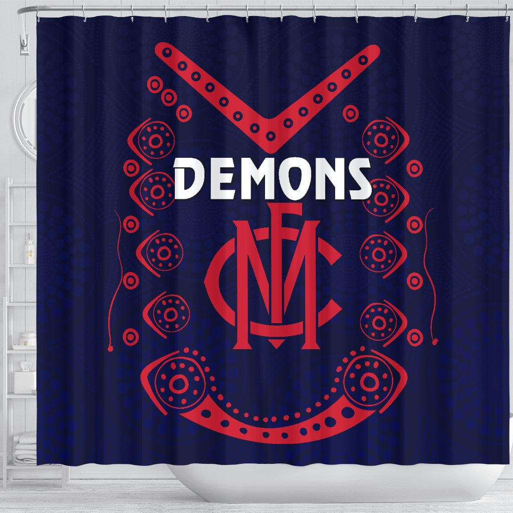melbourne-demons-indigenous-shower-curtain-football