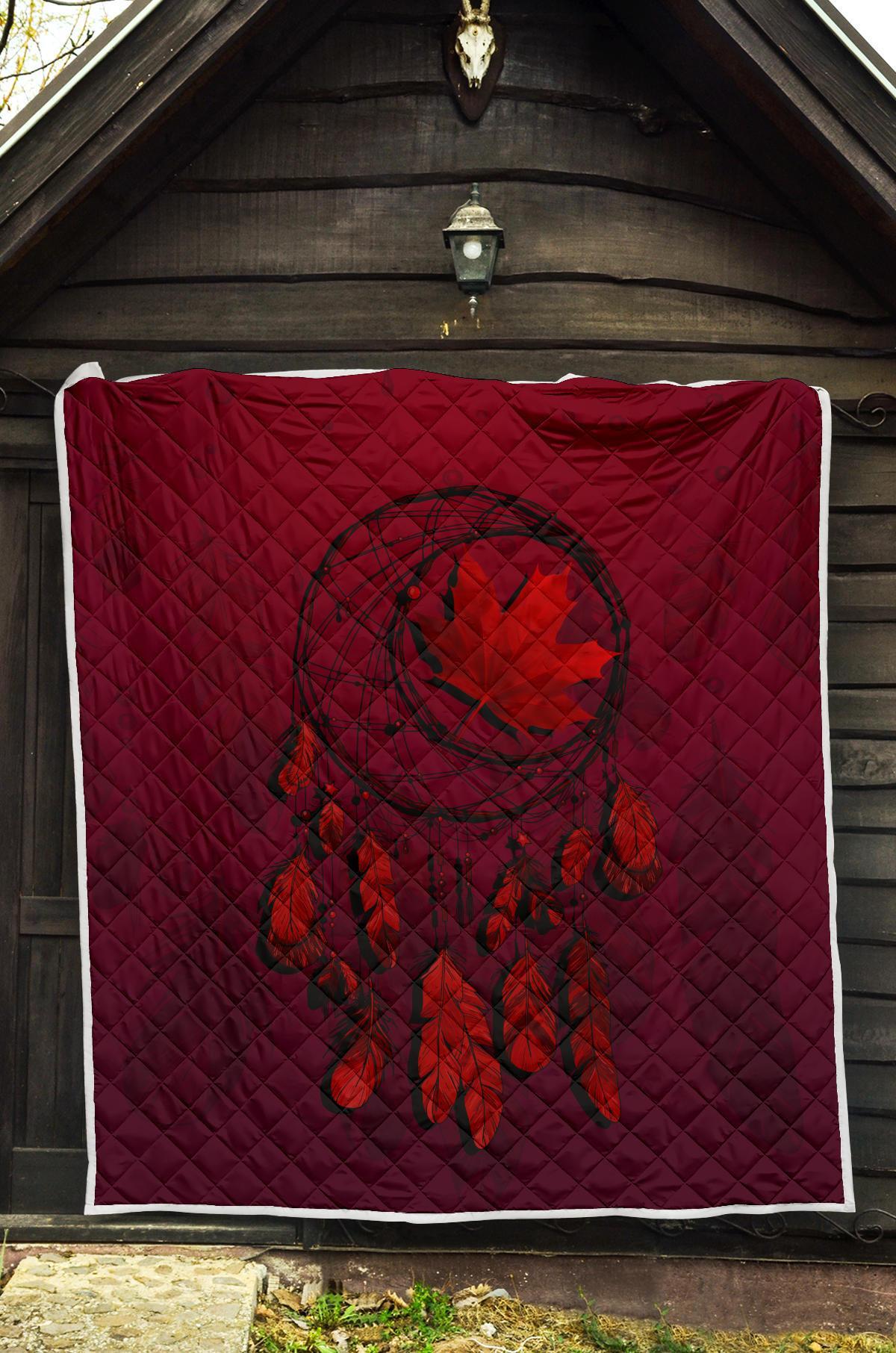 canada-maple-leaf-dreamcatcher-premium-quilt