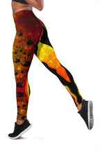 womens-leggings-aboriginal-rock-painting-hand-art-golden-style