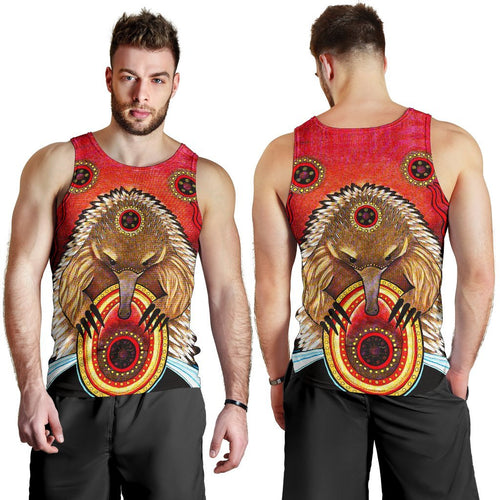 mens-tank-top-australian-echidna