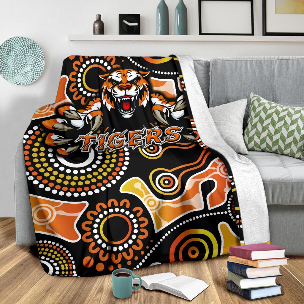 wests-premium-blanket-rugby-tigers-indigenous