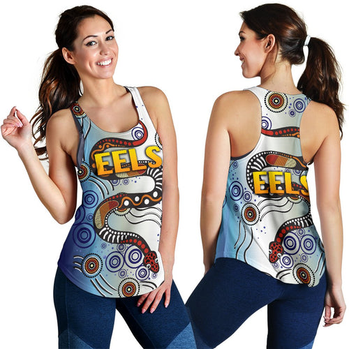 Parramatta Women Racerback Tank Eels Simple Indigenous - Vibe Hoodie