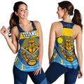 Naidoc Titans Women Racerback Tank Gold Coast Indigenous - Vibe Hoodie