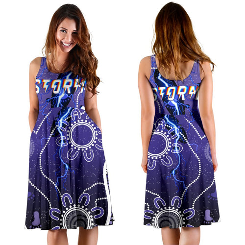 Melbourne Storm Women's Dress Indigenous - Vibe Hoodie