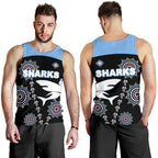 cronulla-mens-tank-top-sharks-simple-indigenous-black