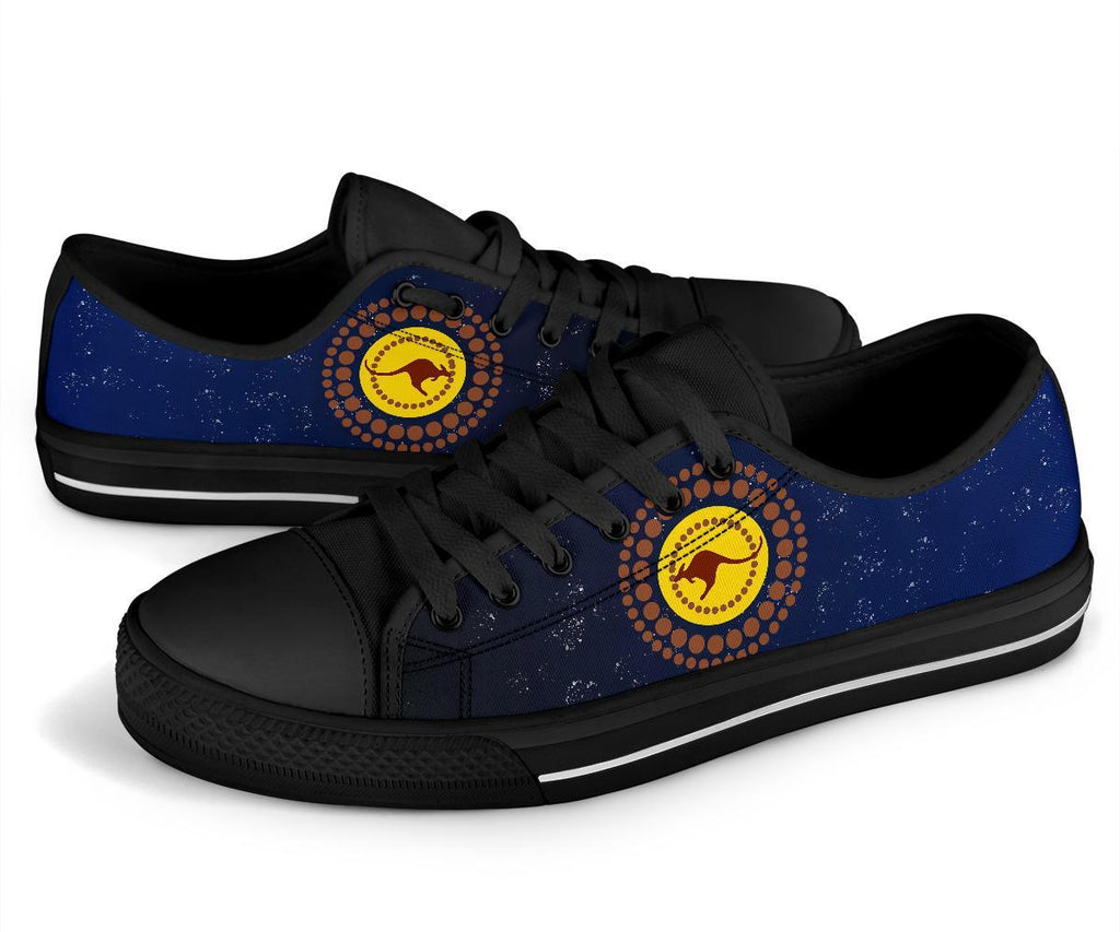 1staustralia-low-top-shoes-kangaroo-on-the-sun