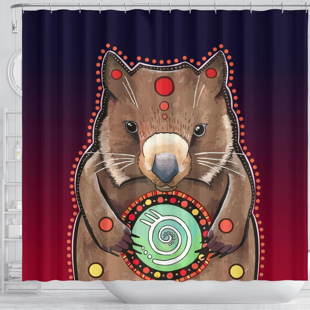 shower-curtain-wombat-shower-curtain-aboriginal-patterns