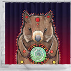 shower-curtain-wombat-shower-curtain-aboriginal-patterns