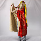 aboriginal-hooded-balnket-dreamtime-koori-dance-dot-acrylic-paint
