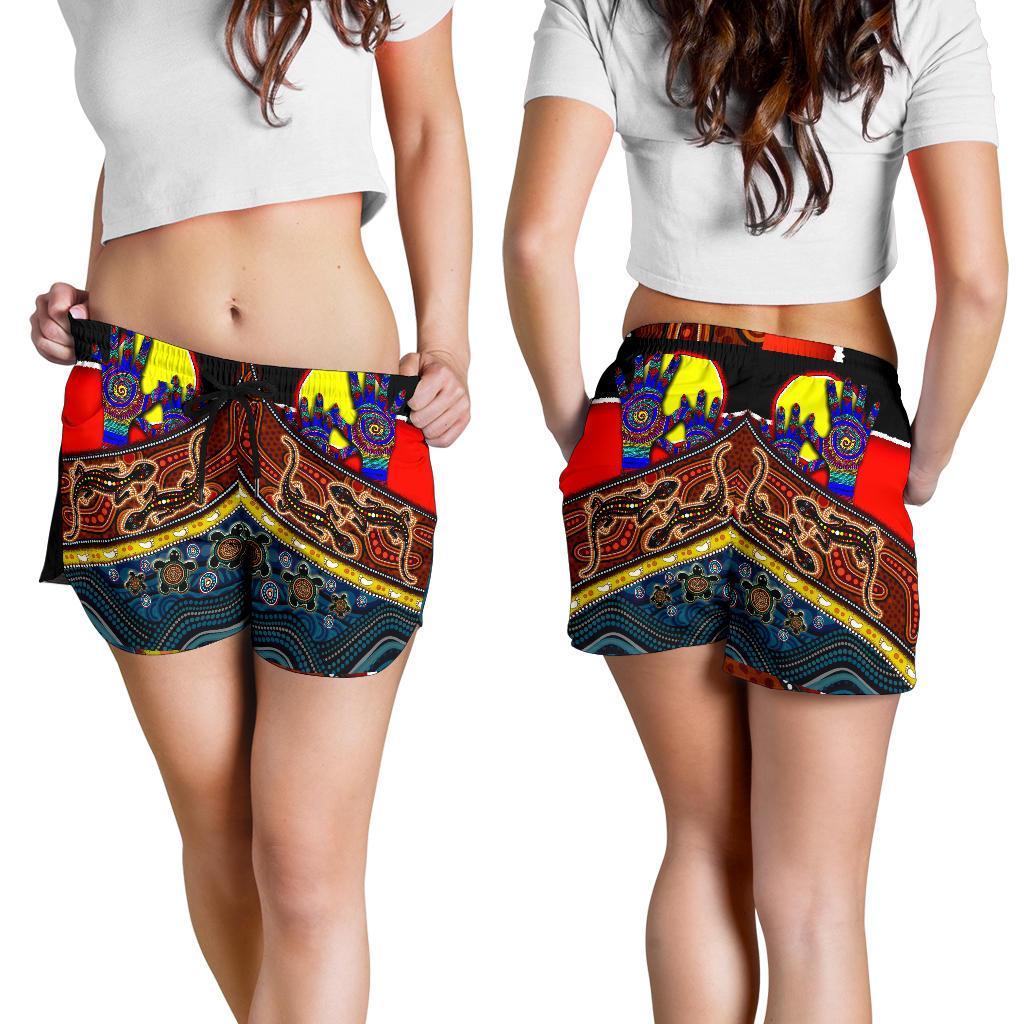 All Over Print Women's Shorts - Australians Together - Vibe Hoodie