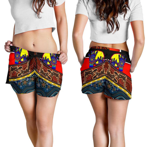 All Over Print Women's Shorts - Australians Together - Vibe Hoodie