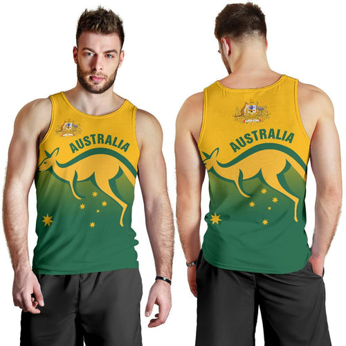 men-tank-top-kangaroo-mens-tank-australian-coat-of-arms-national-color