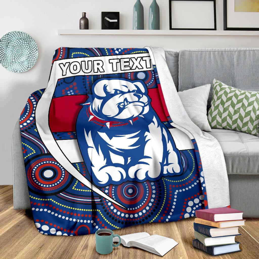 custom-personalised-western-football-bulldogs-premium-blanket-redamancy-indigenous-australian