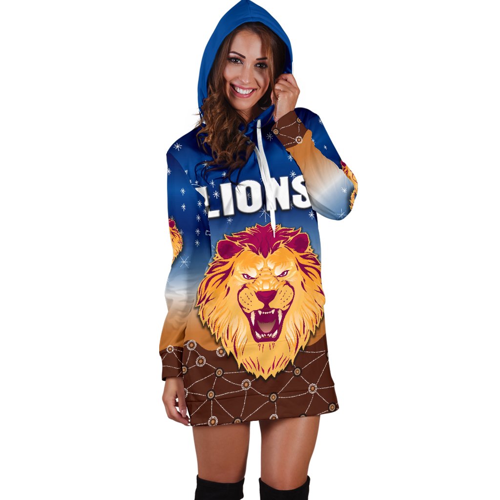 brisbane-lions-women-hoodie-dress-simple-indigenous