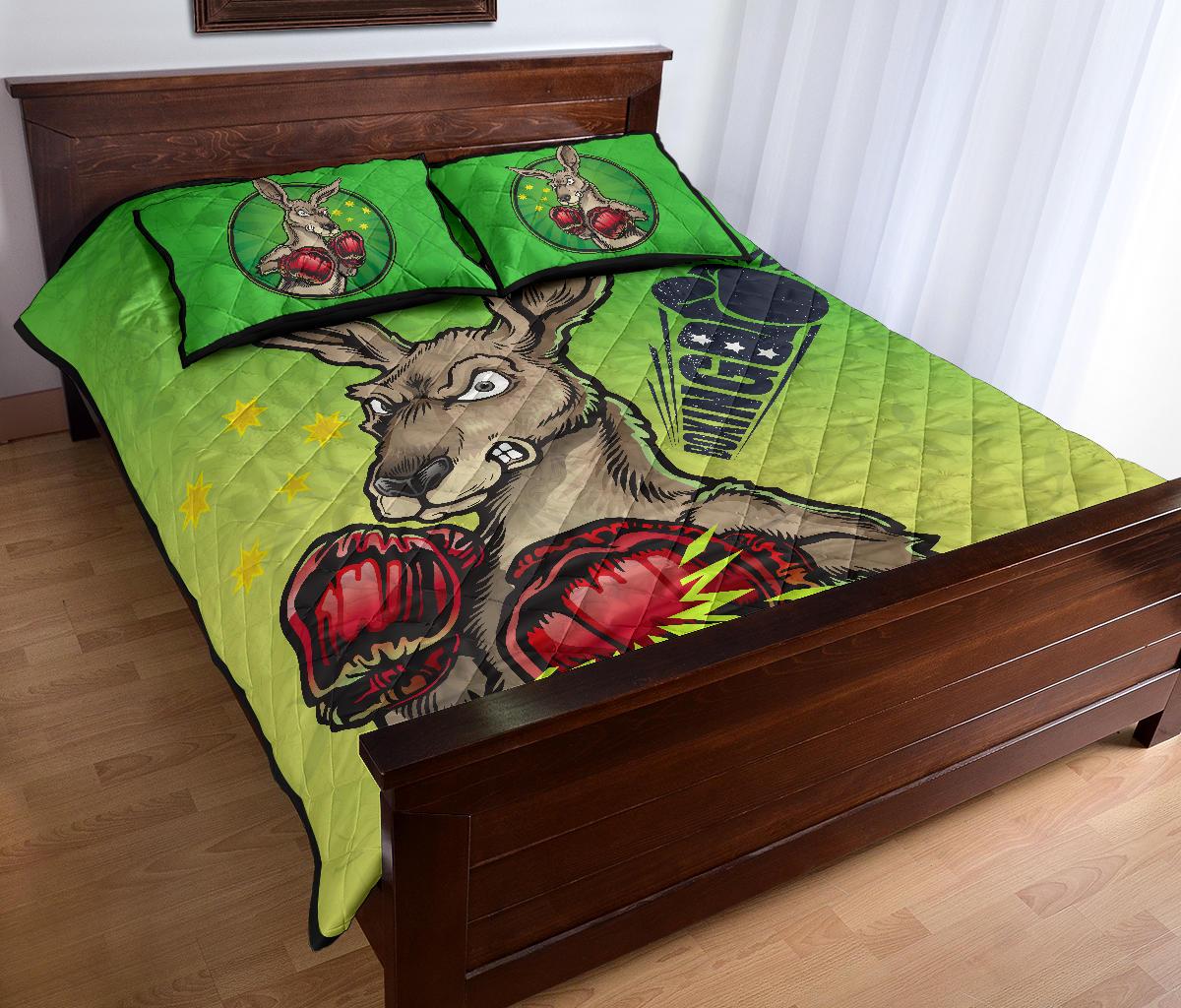 quilt-bed-set-kangaroo-boxing