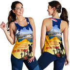 Anzac Day Women's Racerback Tank - Today's Peace Is Yesterday's Sacrifice - Vibe Hoodie