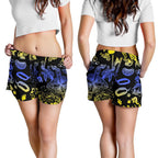Aboriginal Shorts, Golden Wattle Indigenous Sea Women - Vibe Hoodie