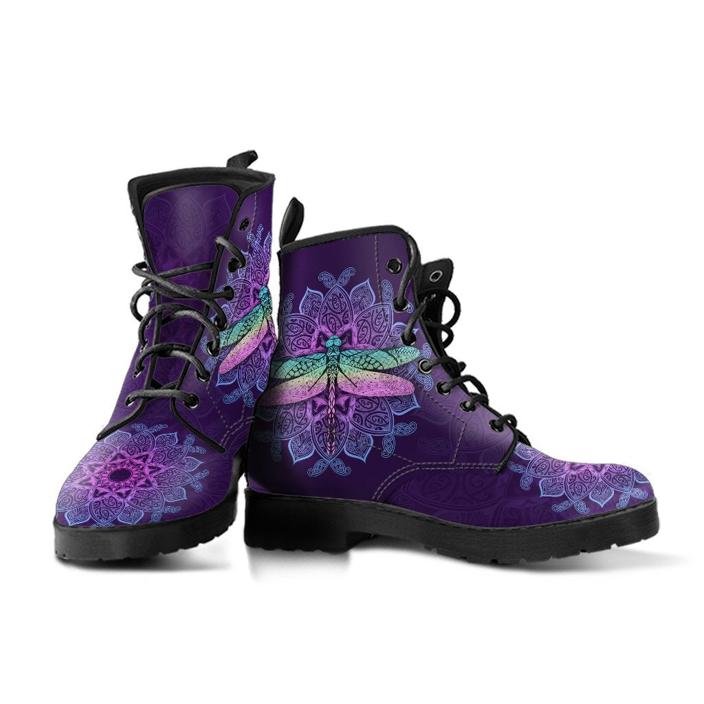maori-mandala-dragonfly-leather-boots