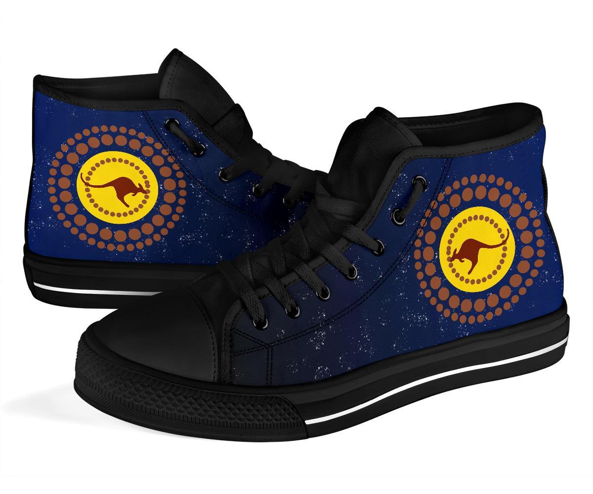 1staustralia-high-top-shoes-kangaroo-on-the-sun