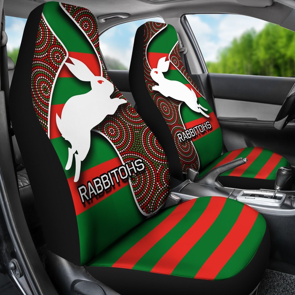 rabbitohs-car-seat-covers
