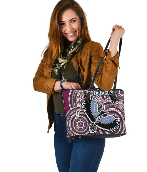 warringah-small-leather-tote-sea-eagles-indigenous