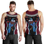 new-zealand-tui-bird-men-tank-top-pohutukawa-burgundy