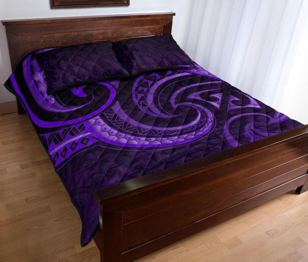 new-zealand-maori-mangopare-quilt-bed-set-polynesian-purple