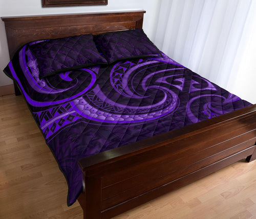 new-zealand-maori-mangopare-quilt-bed-set-polynesian-purple