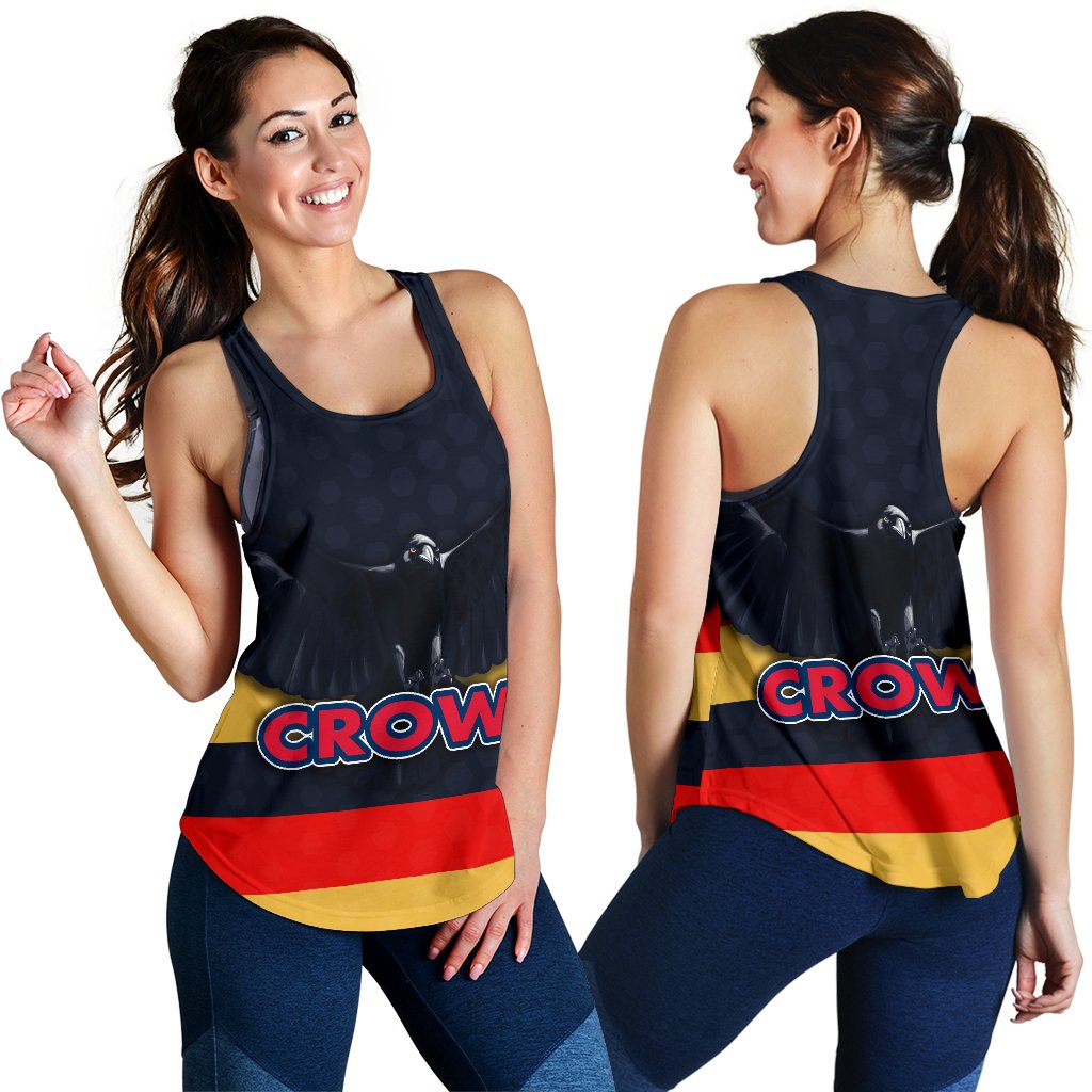 Adelaide Women Racerback Tank Original Crows - Vibe Hoodie