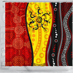 aborginal-shower-curtains-dreamtime-koori-dance-dot-acrylic-paint
