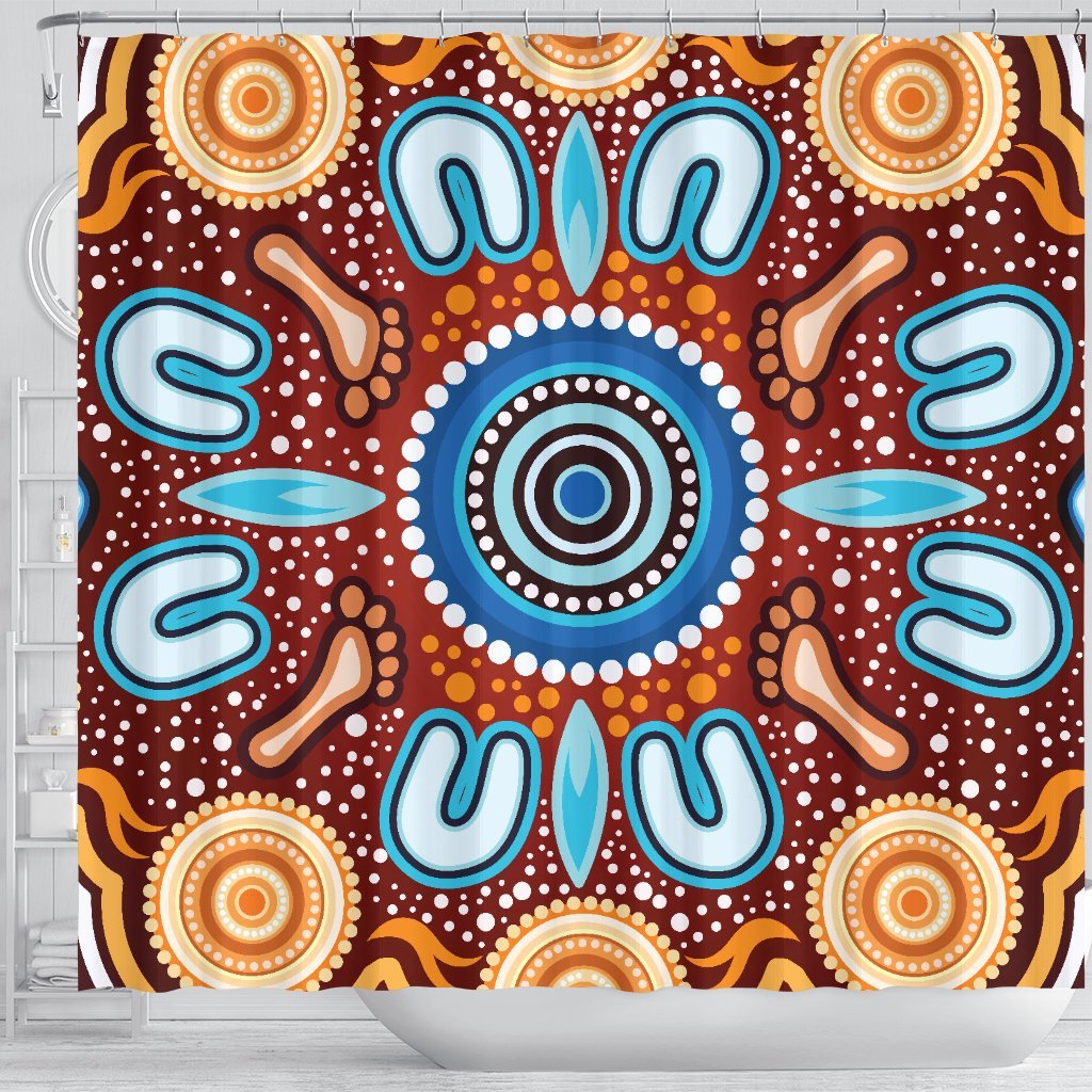 aboriginal-shower-curtain-indigenous-circle-dot-painting-ver02