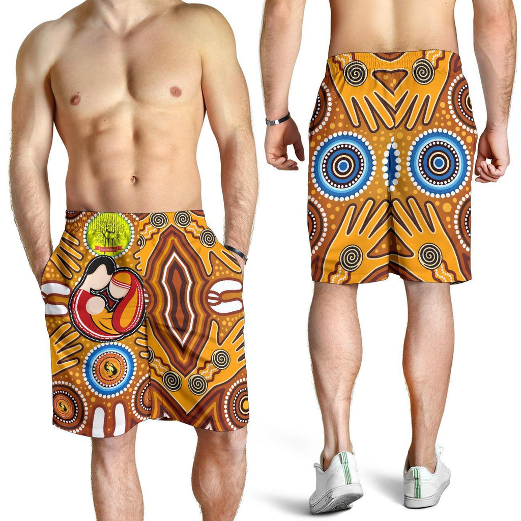 shorts-mens-aboriginal-family-with-dot-painting-art-1
