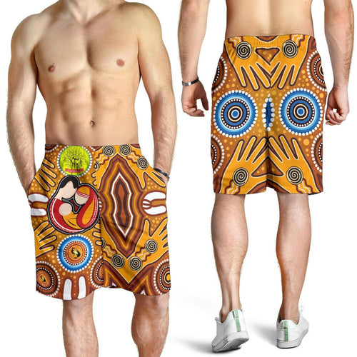 shorts-mens-aboriginal-family-with-dot-painting-art-1