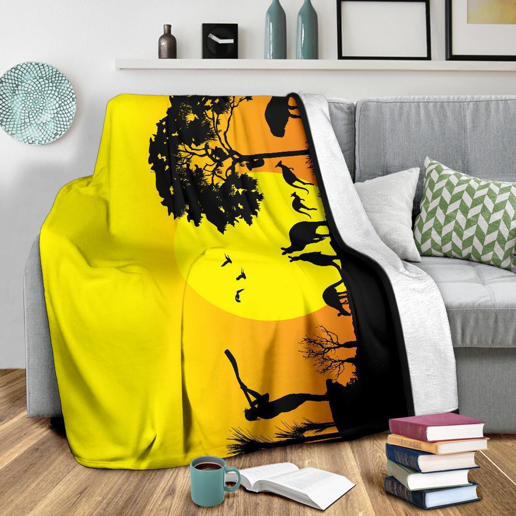 custom-text-blankets-sunset-australia-view