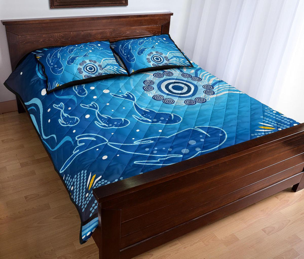 aboriginal-quilt-bed-set-indigenous-ocean-fishing