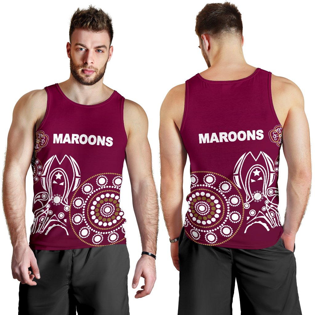 queensland-mens-tank-top-maroons-simple-indigenous