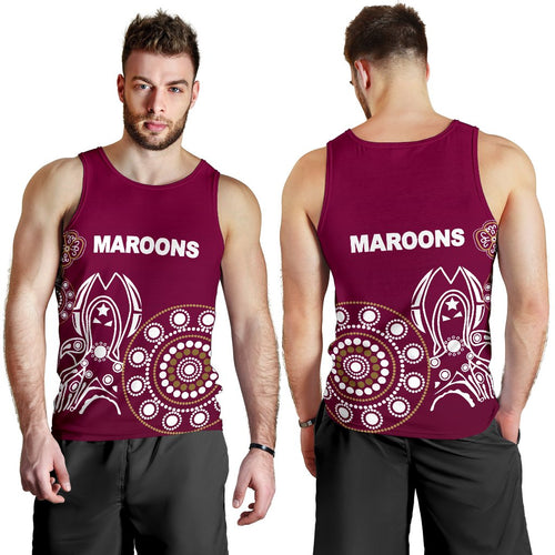 queensland-mens-tank-top-maroons-simple-indigenous