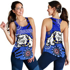 Bulldogs Women Racerback Tank Indigenous Country Style - Vibe Hoodie