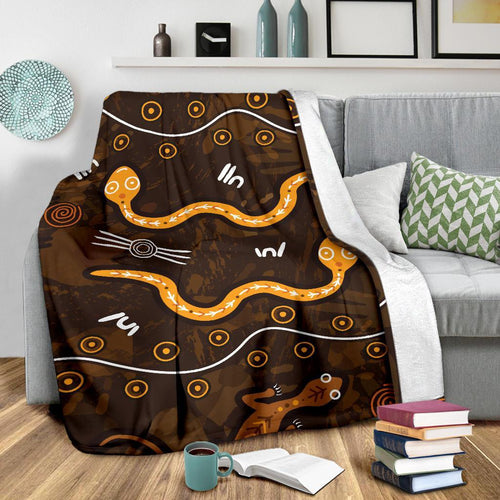 aboriginal-premium-blanket-indigenous-snake-hand-brown-color