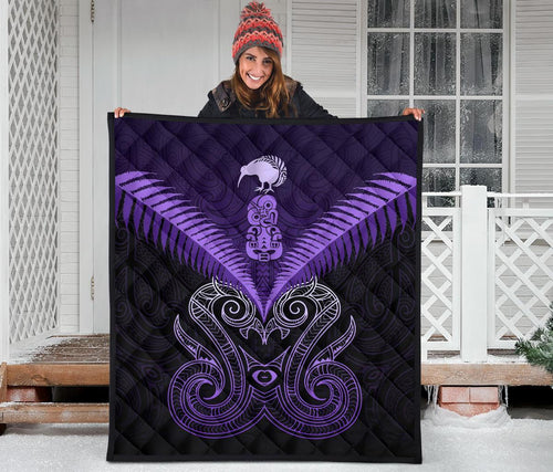 maori-manaia-new-zealand-premium-quilt-purple