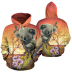 hoodie-koala-hoodie-sunset-landscape-art-unisex