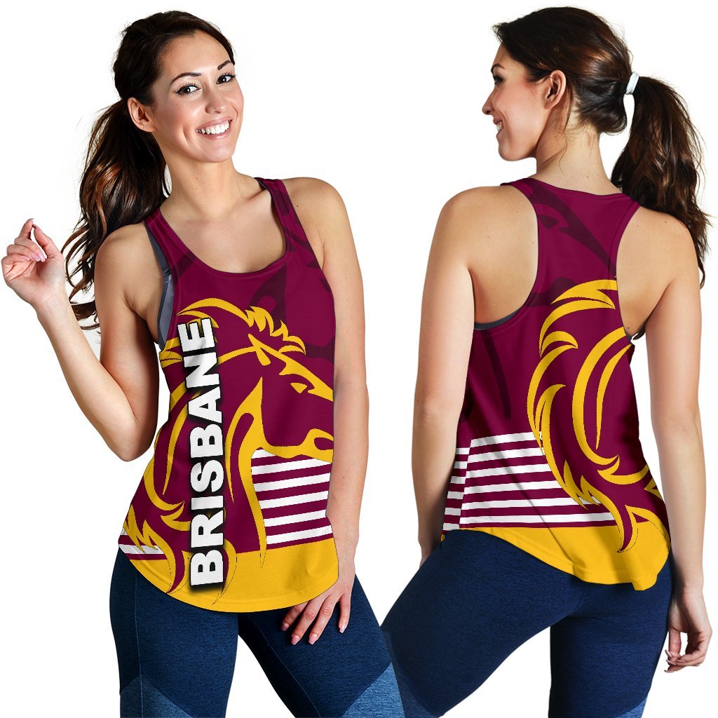 Brisbane Broncos Women's Racerback Tank - Vibe Hoodie