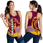 Brisbane Broncos Women's Racerback Tank - Vibe Hoodie