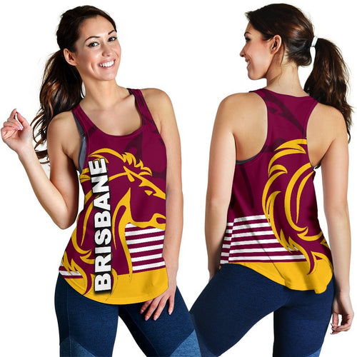 Brisbane Broncos Women's Racerback Tank - Vibe Hoodie