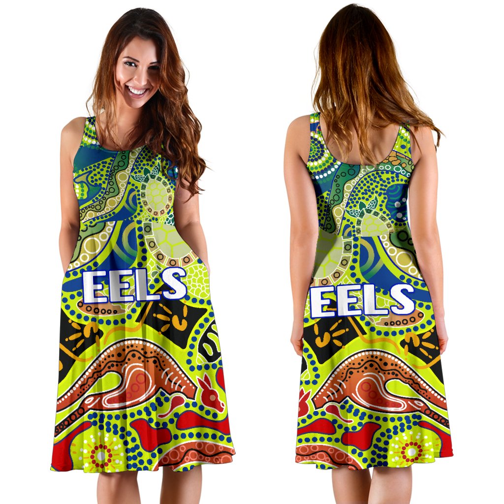 Parramatta Women's Dress Eels Unique Indigenous - Vibe Hoodie