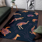 area-rug-indigenous-animals-patterns