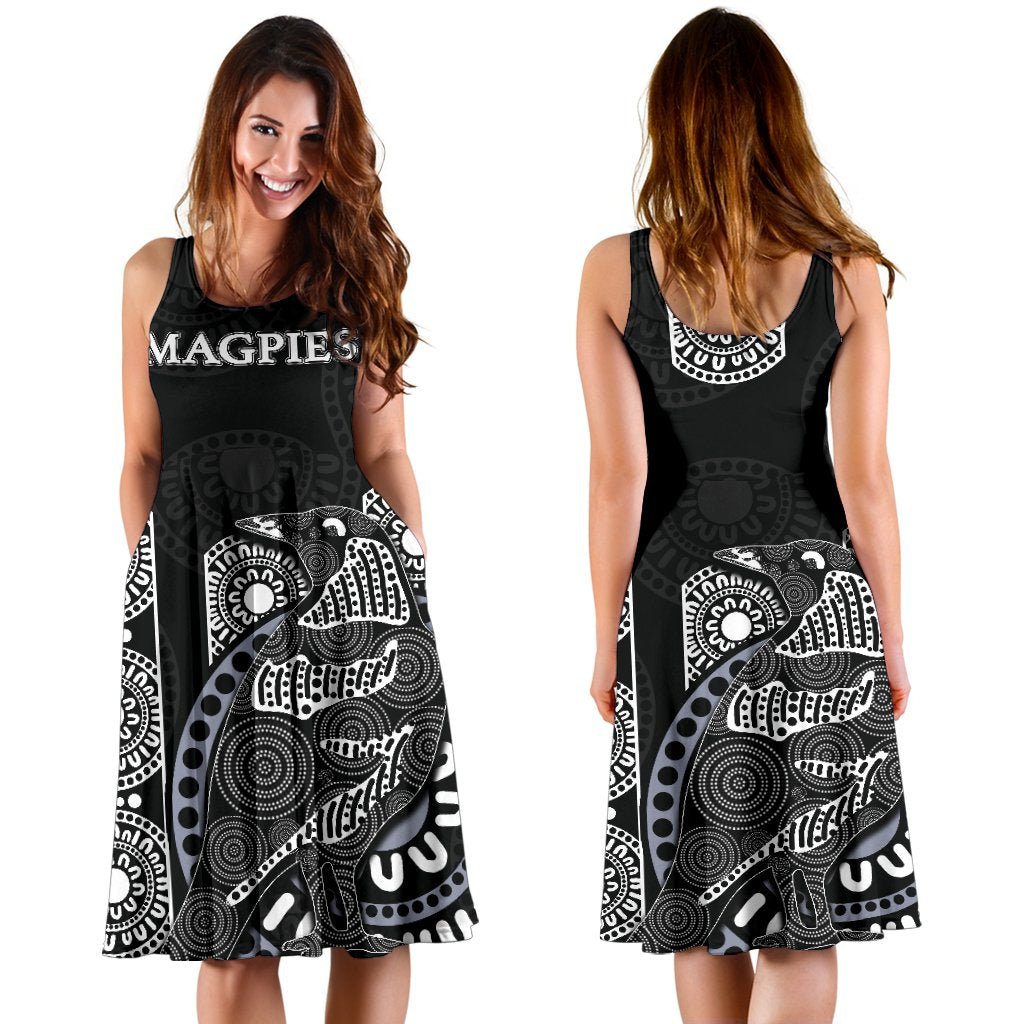 Magpies Women Dress Aboriginal - Vibe Hoodie
