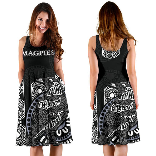 Magpies Women Dress Aboriginal - Vibe Hoodie