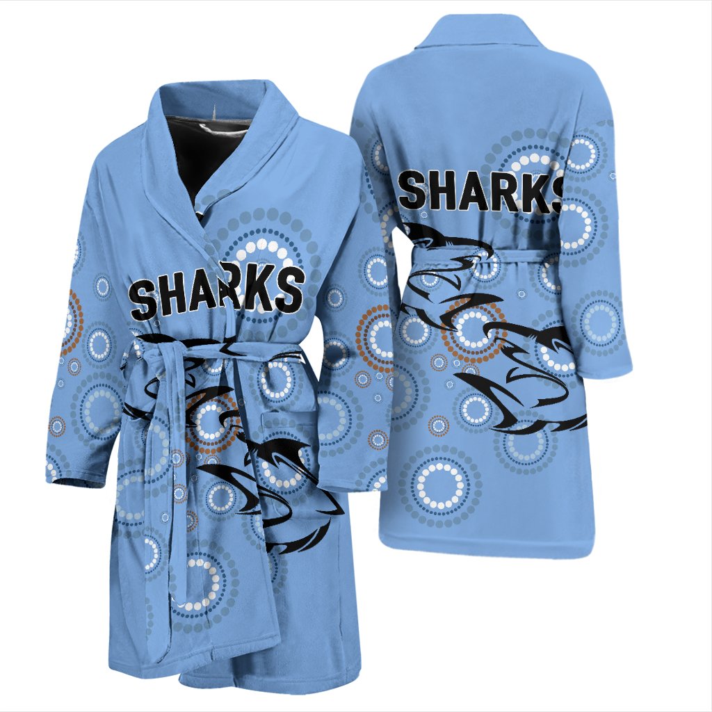 cronulla-mens-bath-robe-sharks-unique-indigenous