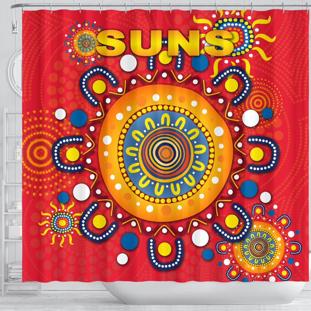 gold-coast-shower-curtain-suns-indigenous
